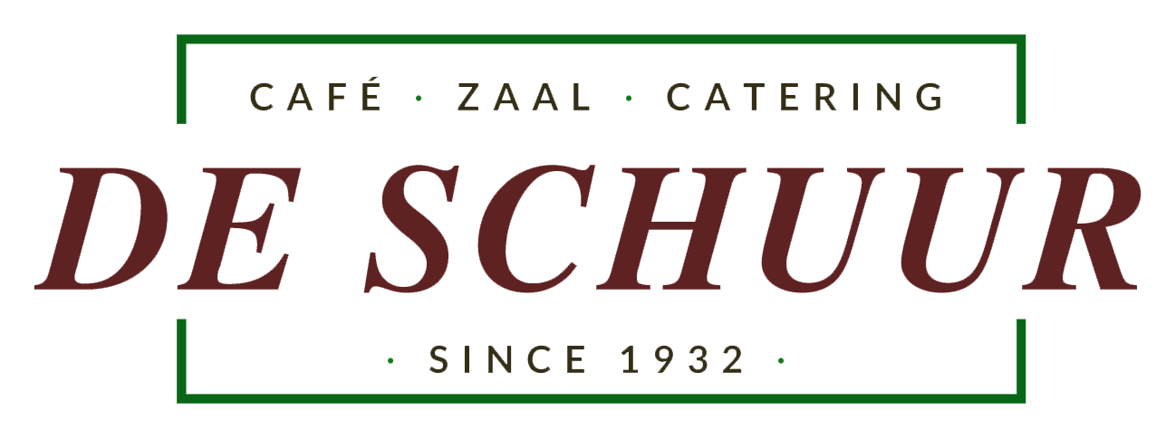 logo cafe zaal de schuur