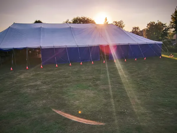 De KVW Tent is weer opgebouwd!